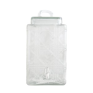 Gibson 120872.01 Home Jewelite 2.5 Gallon Drink Dispenser, Clear Glass