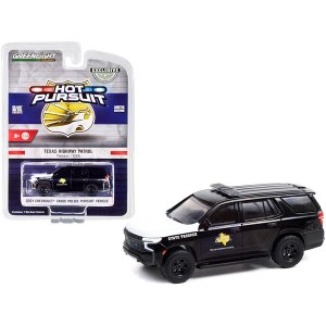 Greenlight 30235 2021 Chevrolet Tahoe Police Pursuit Vehicle Black Wit