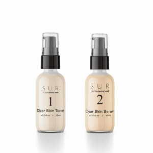 Sur CS-BUNDLE15 Clear Skin Bundle: Toner + Serum (15ml.5oz)