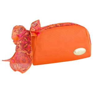 Jacki ABC28091OR Summer Bliss Makeup Cosmetic Pouch Bag Orange