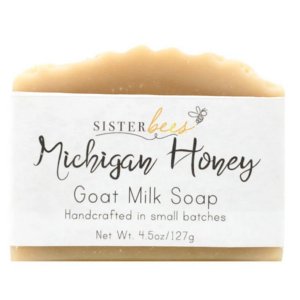 Sister 87-633696824539 Michigan Honey Goat's Milk Soap (4.5oz)