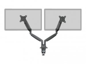 Monoprice 14691 Dual Monitor Adjustgas Spring Desk Mount