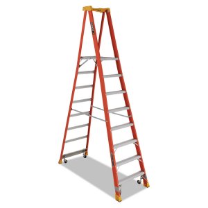 Louisville FXP1708XL4C Ladder,8ft,fb,pf,wcstr