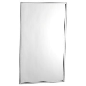 Bobrick B-165 1824 Mirror,chnnl Frm,18x24,ss