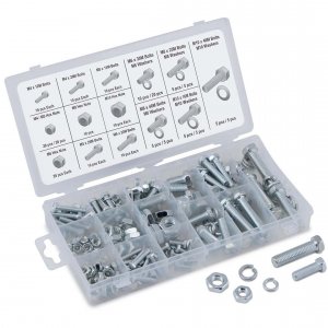 Titan 45334 240 Pc Zinc Metric Nut And Bolt Assortment