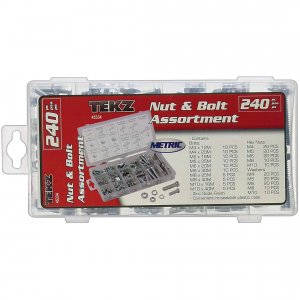 Titan 45334 240 Pc Zinc Metric Nut And Bolt Assortment