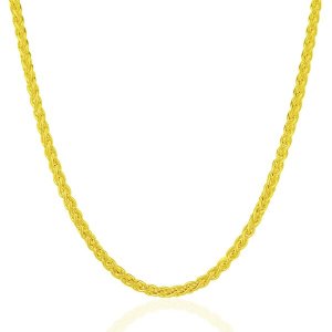 Unbranded 97573-20 14k Yellow Gold 3.3mm Light Weight Wheat Chain Size