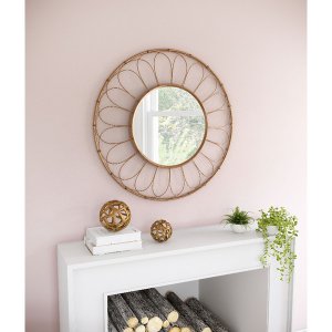 Zuo A12220 Alida Mirror Gold