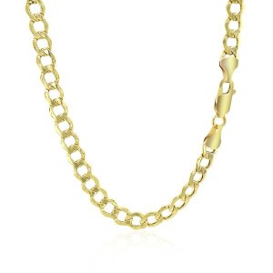 Unbranded 03960-20 5.3mm 10k Yellow Gold Curb Chain Size: 20''