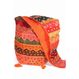 Wild JH184 Carnival Wave Patchwork Jhola Bag