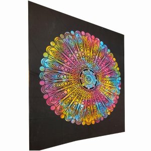 Wild TAPD339 Chakra Wheel Mandala Pattern Tapestry