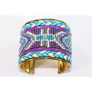 Wild 125F Beaded Cuff Bangles