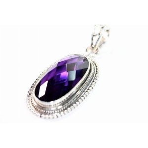 Wild PPLI5 Deep Purple Hydroglass Pendant