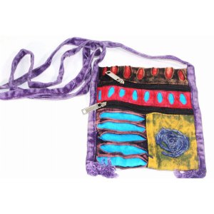 Wild JH212 Spiral Cross Body Patchwork Passport Bag