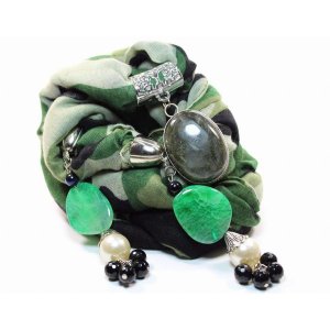 Wild SCA503 Cover Up Camo Pendant Scarf