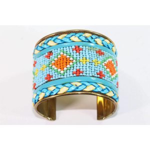 Wild 125D Beaded Cuff Bangles