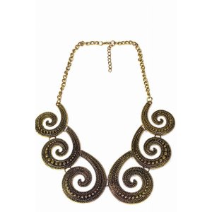 Wild 181 Six Spirals Statement Necklace