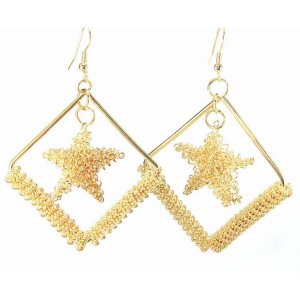 Wild 361 Cradled Star Earrings