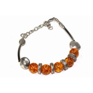 Wild 299 Amber Glow Resin Bracelet