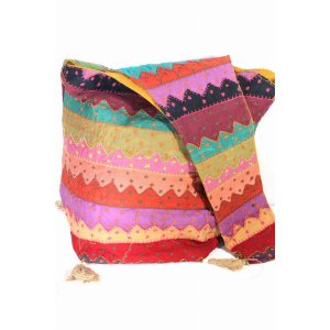 Wild JH225 Carnival Wave Patchwork Jhola Bag