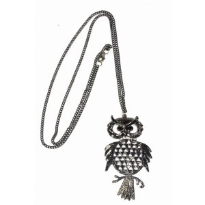 Wild 283 Wide Eyed Owl Necklace