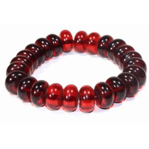 Wild 1004B Glowing Wine Amber Red Bracelet