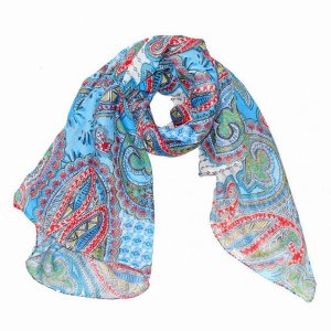 Wild SCA570 Reversible Scarf Pattern Ganesha Print Shawl