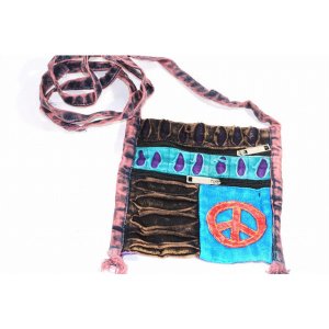 Wild JH209 Peace Crossbody Patchwork Passport Bag