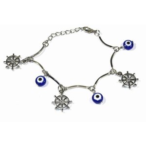 Wild 65 Dharma Chakra With Evil Eye Bracelet