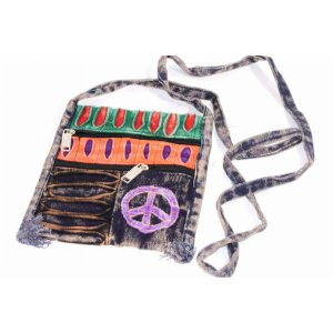 Wild JH210 Peace Crossbody Patchwork Passport Bag