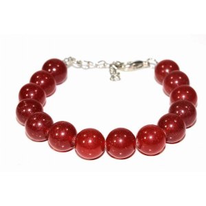 Wild 271A Holiday Carnelian Stone Bracelet