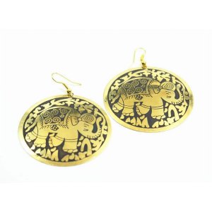 Wild 303 Traveling Elephant Earrings