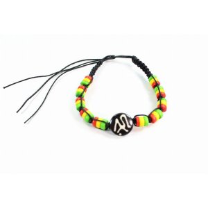 Wild 326 Sanskrit Om  Rasta Vibes Friendship Bracelet