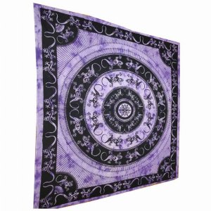 Wild TAPD224 Lizard Mandala Bohemian Tapestry Bedsheet