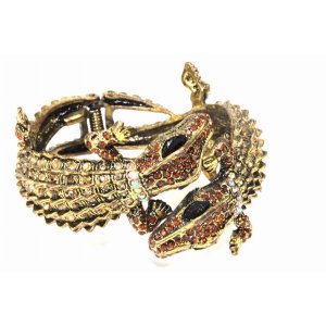 Wild 129 Crocodile Statement Bangle