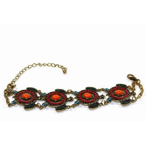 Wild 75 Colorful Bead Drop Turtle Bracelet