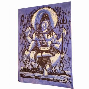 Wild BNR103 Lord Shiva Wall Decor Vintage Banner Tapestry Wall Hanging