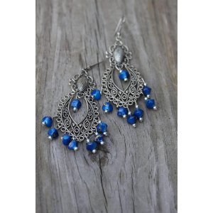 Wild 221 Breezy Skies Scroll Work Style Earrings