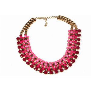 Wild 201 Pink Royalty Statement Necklace