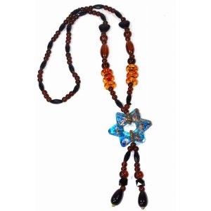 Wild 82 Star Pendant Gypsy Style Shimmer Necklace