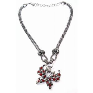 Wild 7-B Dazzling Butterfly Necklace