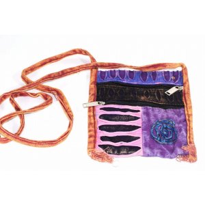 Wild JH203 Spiral Cross Body Patchwork Passport Bag