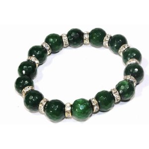 Wild 1145 Agate  Pave Charms Yoga Bracelet