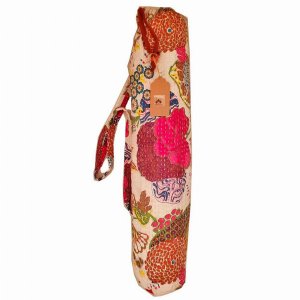 Wild WLY-6 Bohemian Kantha Quilt Cotton Fabric Yoga Mat Bag Carrier