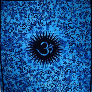 Wild TAPD159 Blue Om Echoes Tapestry