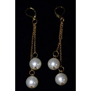 Wild 290 Faux Pearls Dangle Earrings