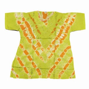 Wild WLD-10 Aari Embroidery Design Sequin Tunic Tie Dye Top