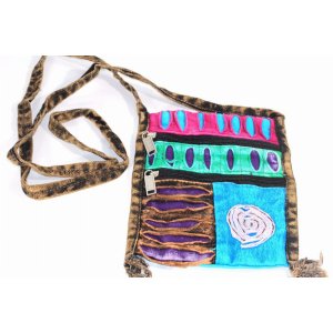 Wild JH202 Spiral Cross Body Patchwork Passport Bag