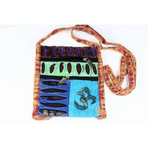 Wild JH242 Om Cross Body Patchwork Jhola Bag