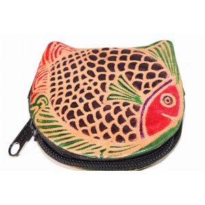 Wild BF107 Colorful Fishies Coin Leather Purse